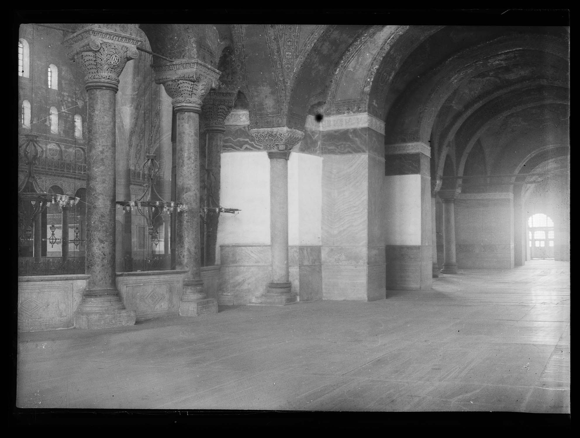 Intérieur des tribunes